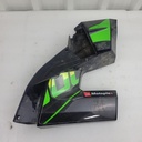 left hand outer panel, royal blue