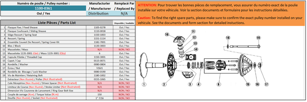 CLUTCH POWERBLOC 80 SKI-DOO 600 ACE 2011-22
