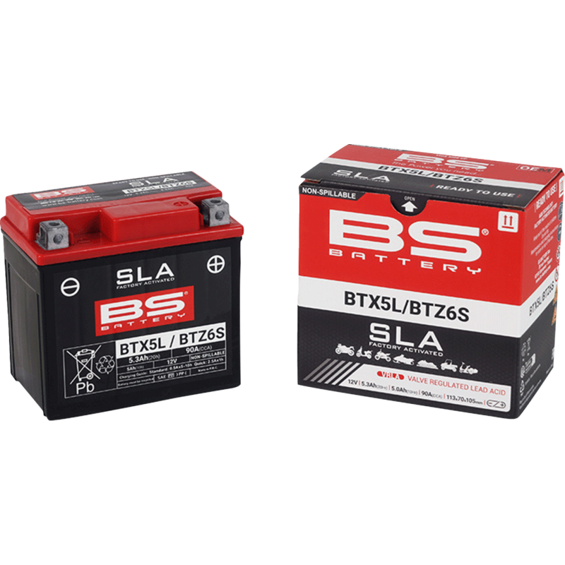 BATTERY BS BTX5L/BTZ6S SLA