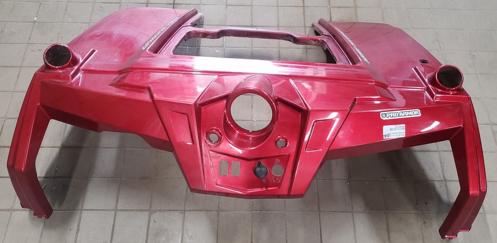 HOOD ASSEMBLY, SUNSET RED