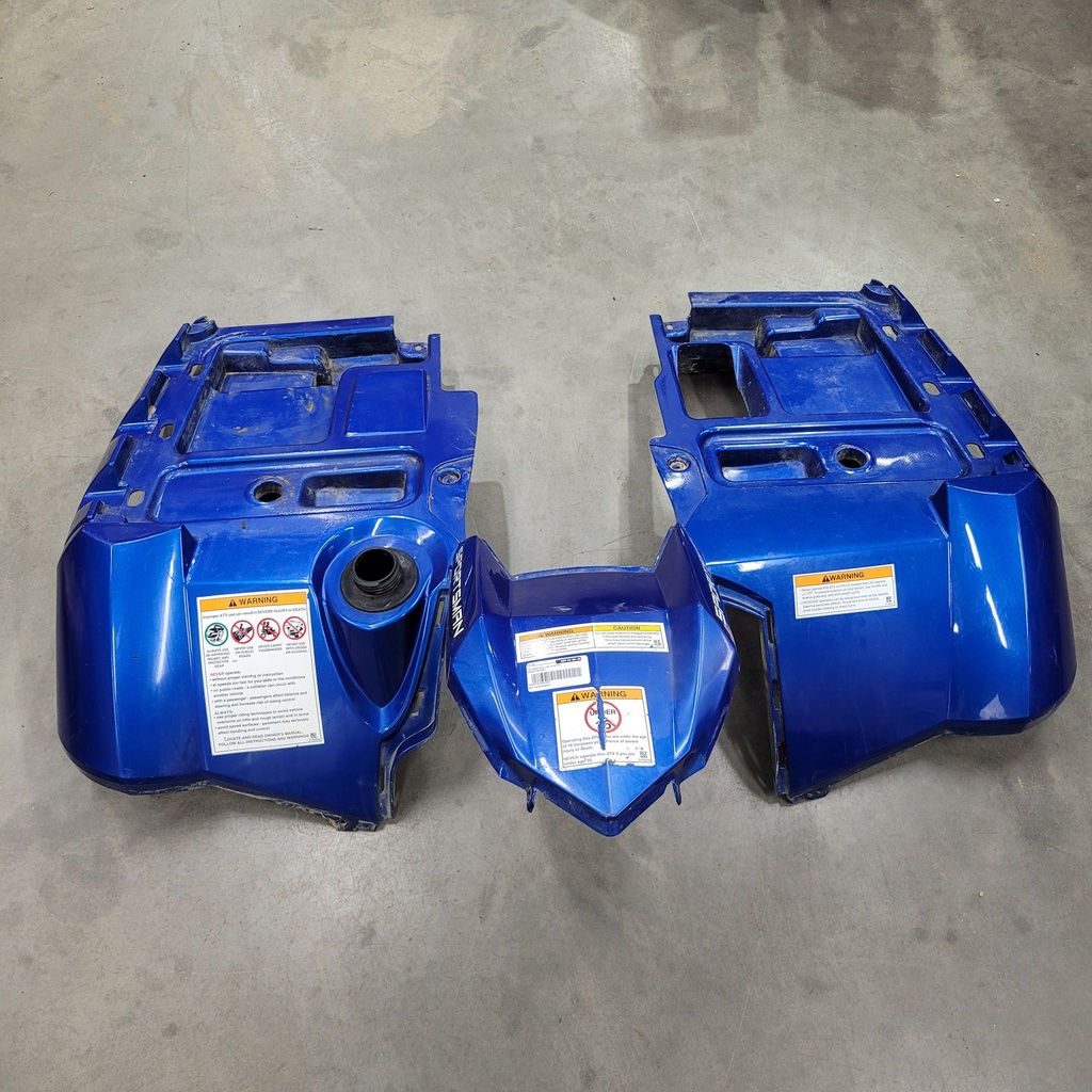 cab assembyl, front, blue fire