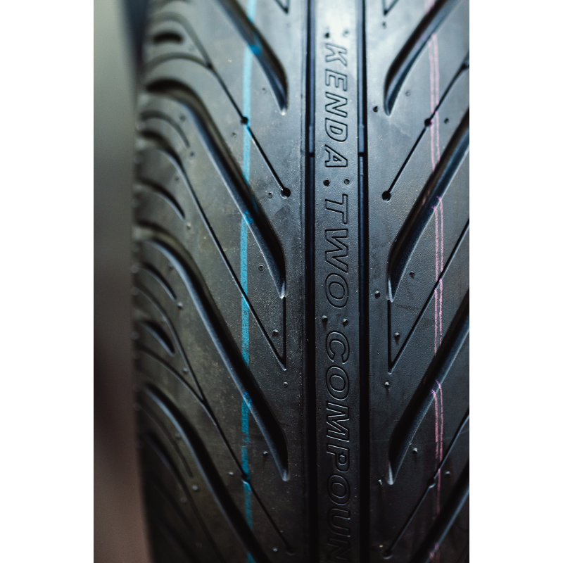 3.50-10 51J K6022 KOZMIK DUAL COMPOUND FRONT/REAR SCOOTER