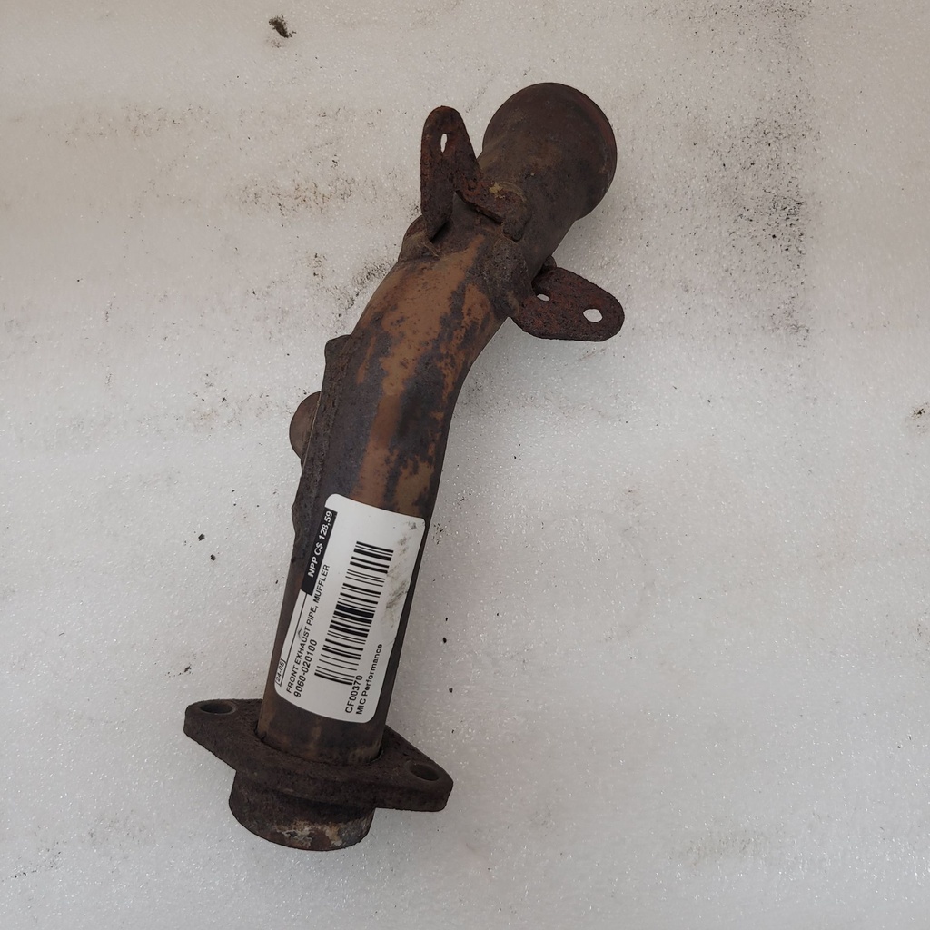 FRONT EXHAUST PIPE, MUFFLER