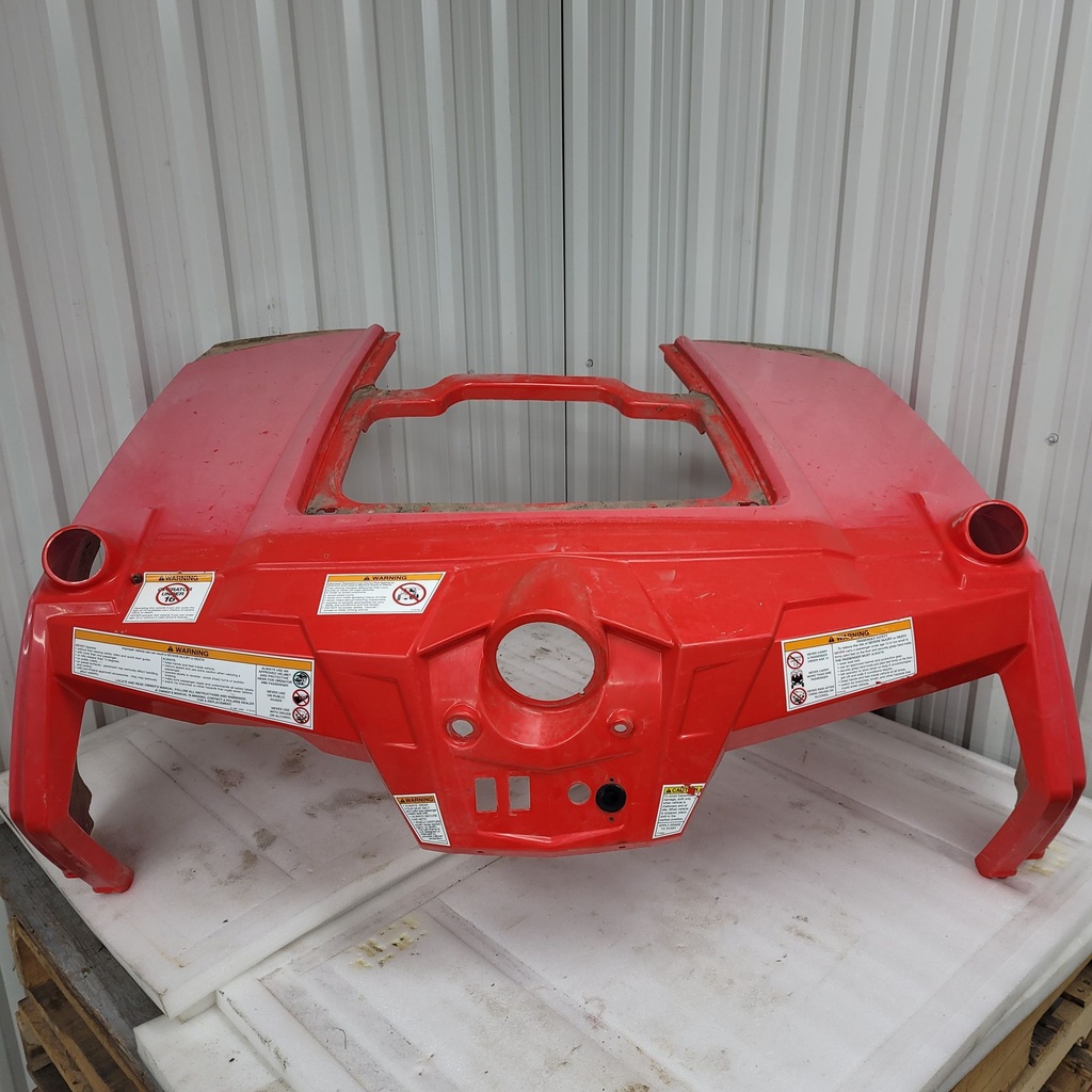 ASM-HOOD,PAINTED,SUNSET RED