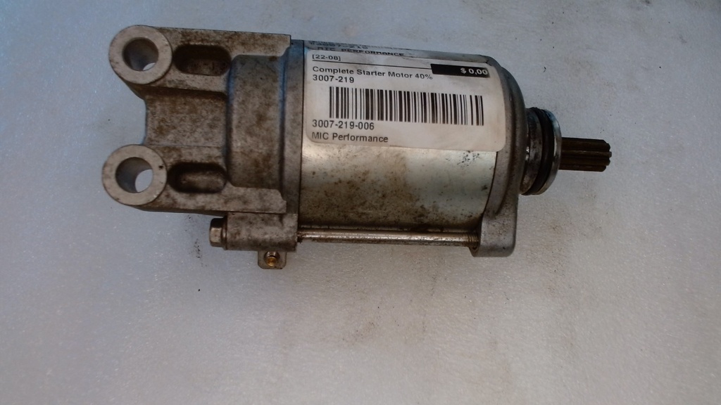 complete starter motor assembly