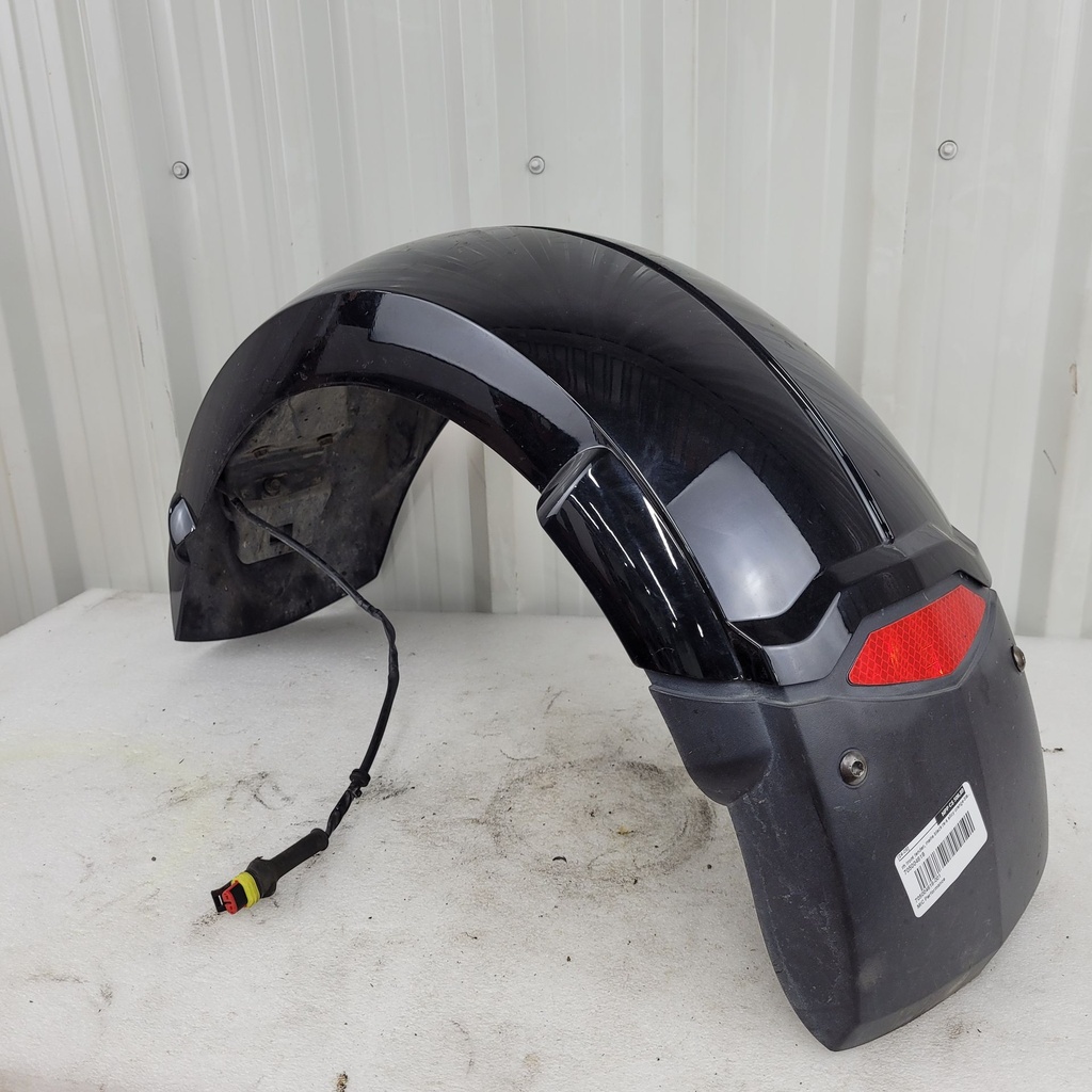 rh front fender, matte black rs-s red model