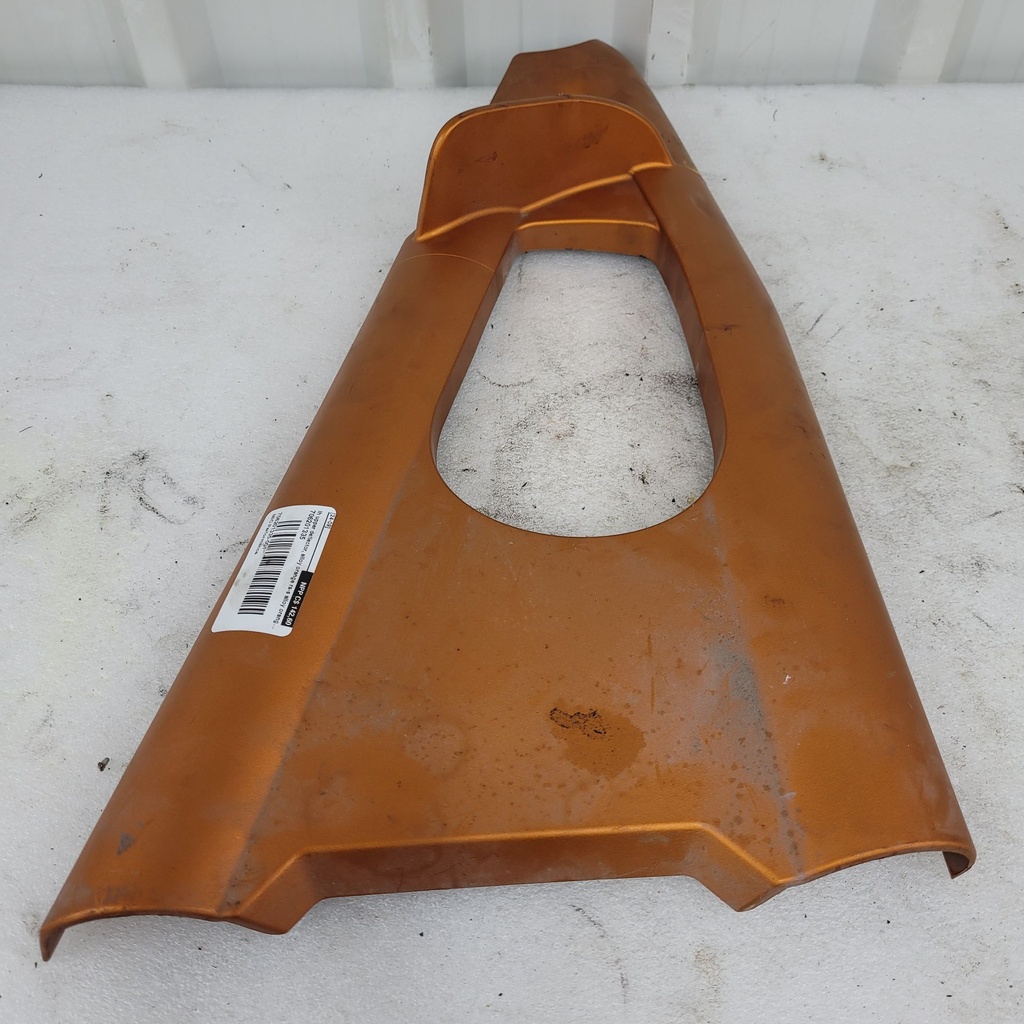 lh upper deflector, alloy orange rs-s alloy orange-matte black model