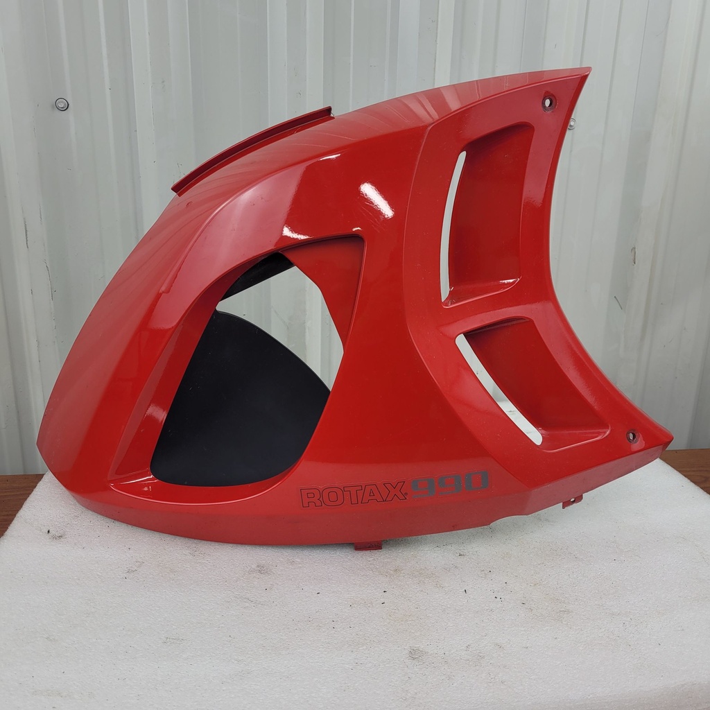 rh side panel, red red