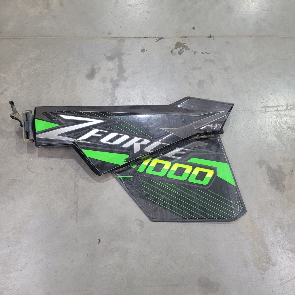 right hand side door, royal blue