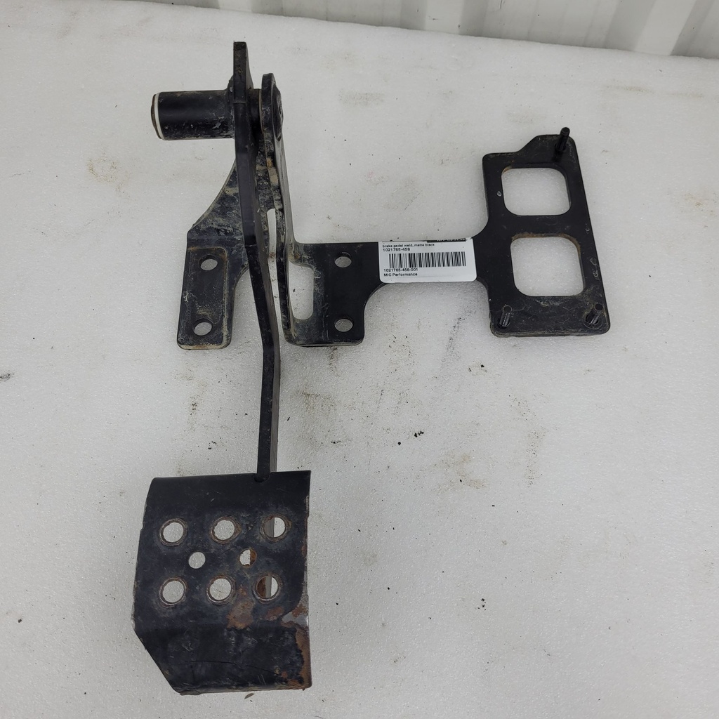 brake pedal weld, matte black