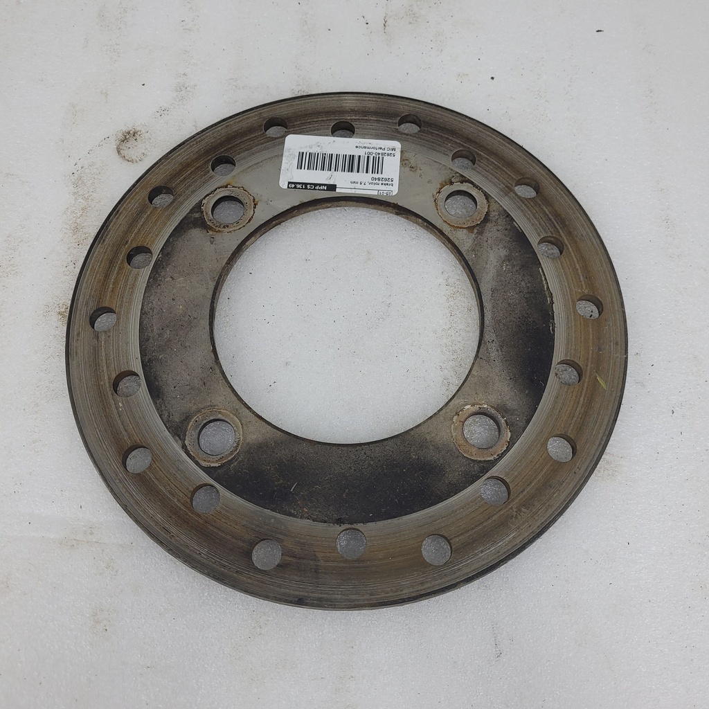 brake rotor, 7.5 mm