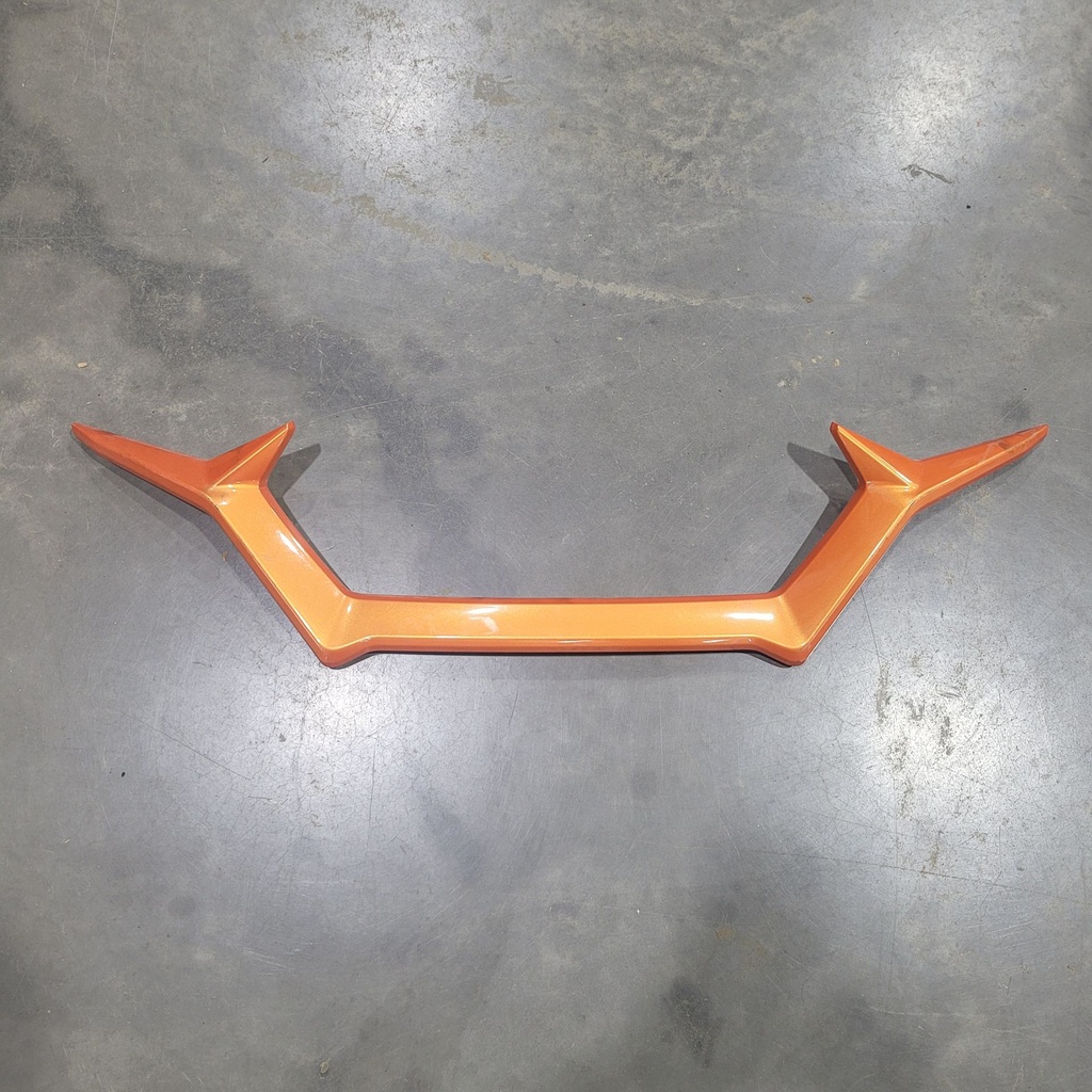 front deco plate (crystal orange)
