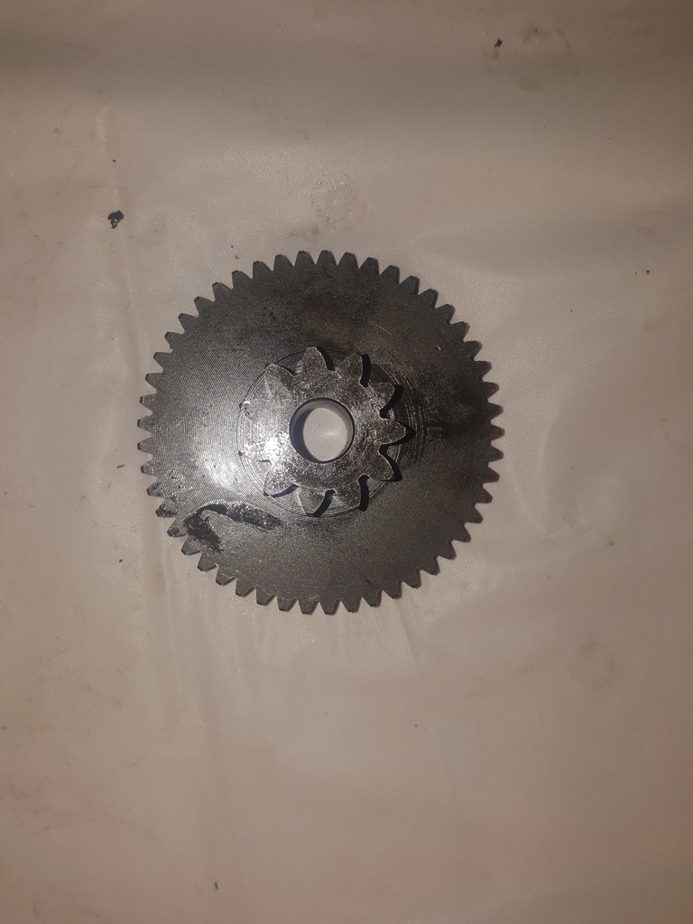 starter double gear 11/49 t