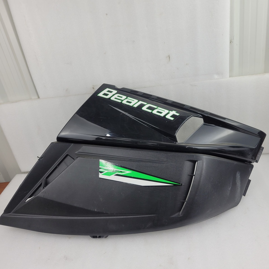 panel, side - lower - right - w/o decals - black (inc. 9-10)