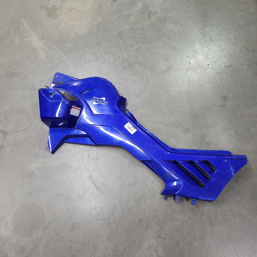 left side panel (metalic blue)