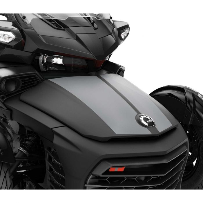 Hood Stripes Decal Kit / Satin Silver