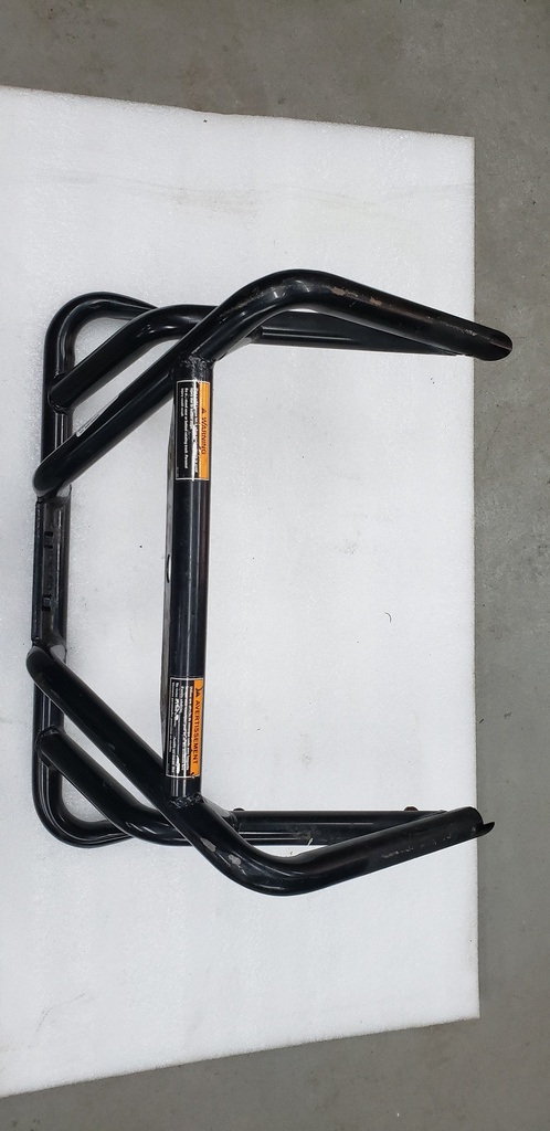 bumper, rear - black