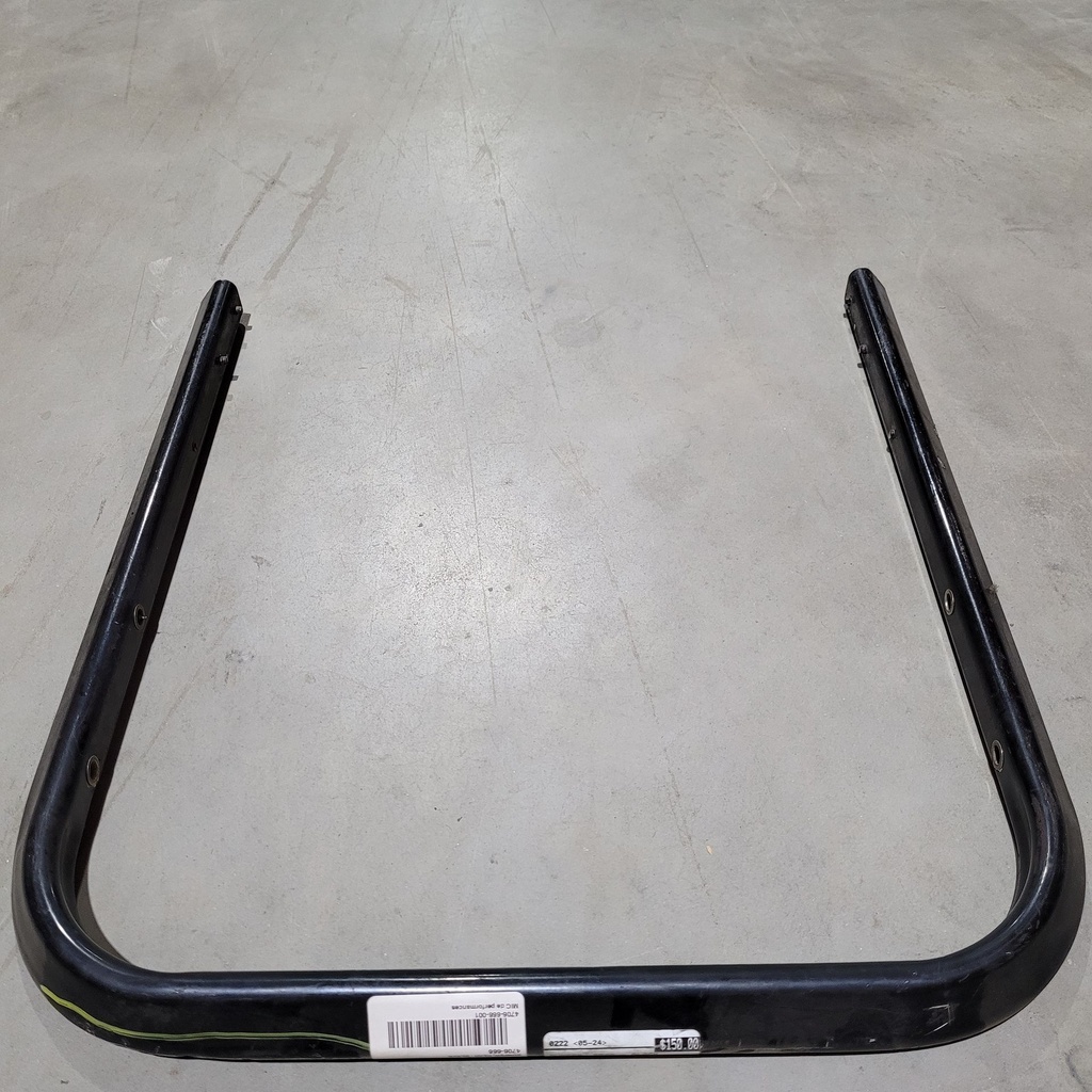 BUMPER, REAR - BLACK