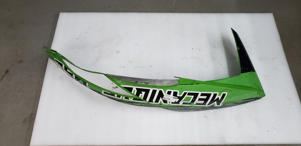 Hood w/Decals - Left - Gr - Arctic-Cat - 4718-175