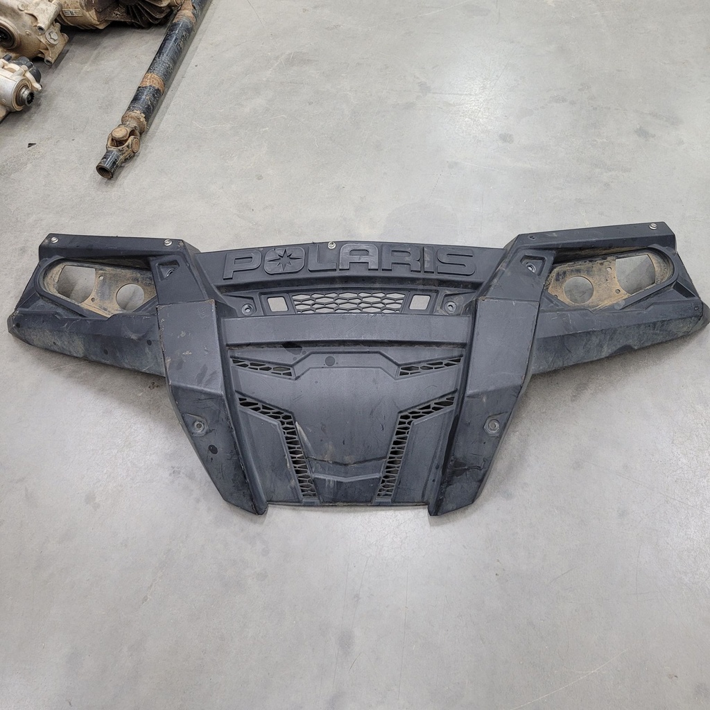 bumper assembly, rear, gloss bl