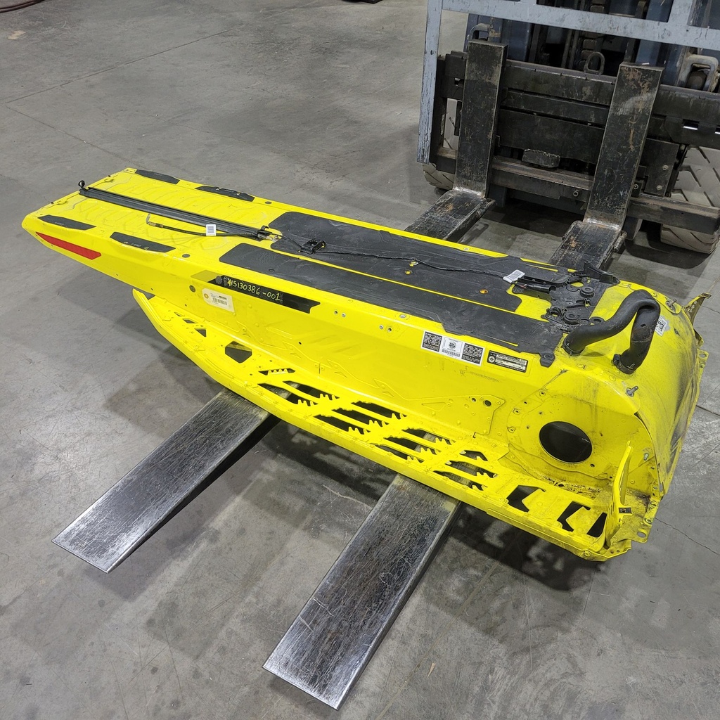 sunburst yellow, chassis tunnel module 137" model sunburst yellow