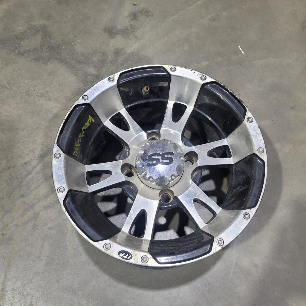 SS112 ALLOY 12X7 4/110 5+2 MACH-BLACK