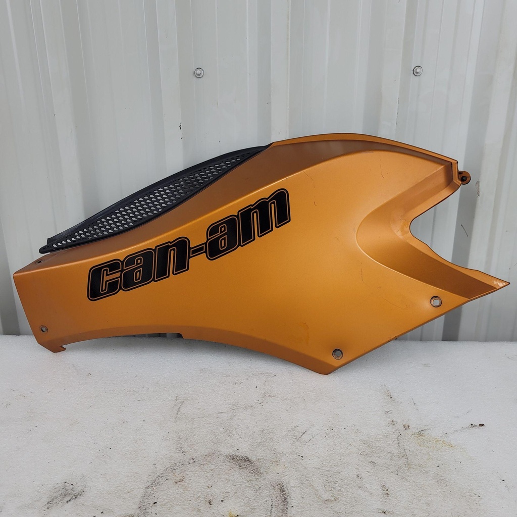 [705004626-001] lh upper side panel, alloy orange rs-s alloy orange-black model