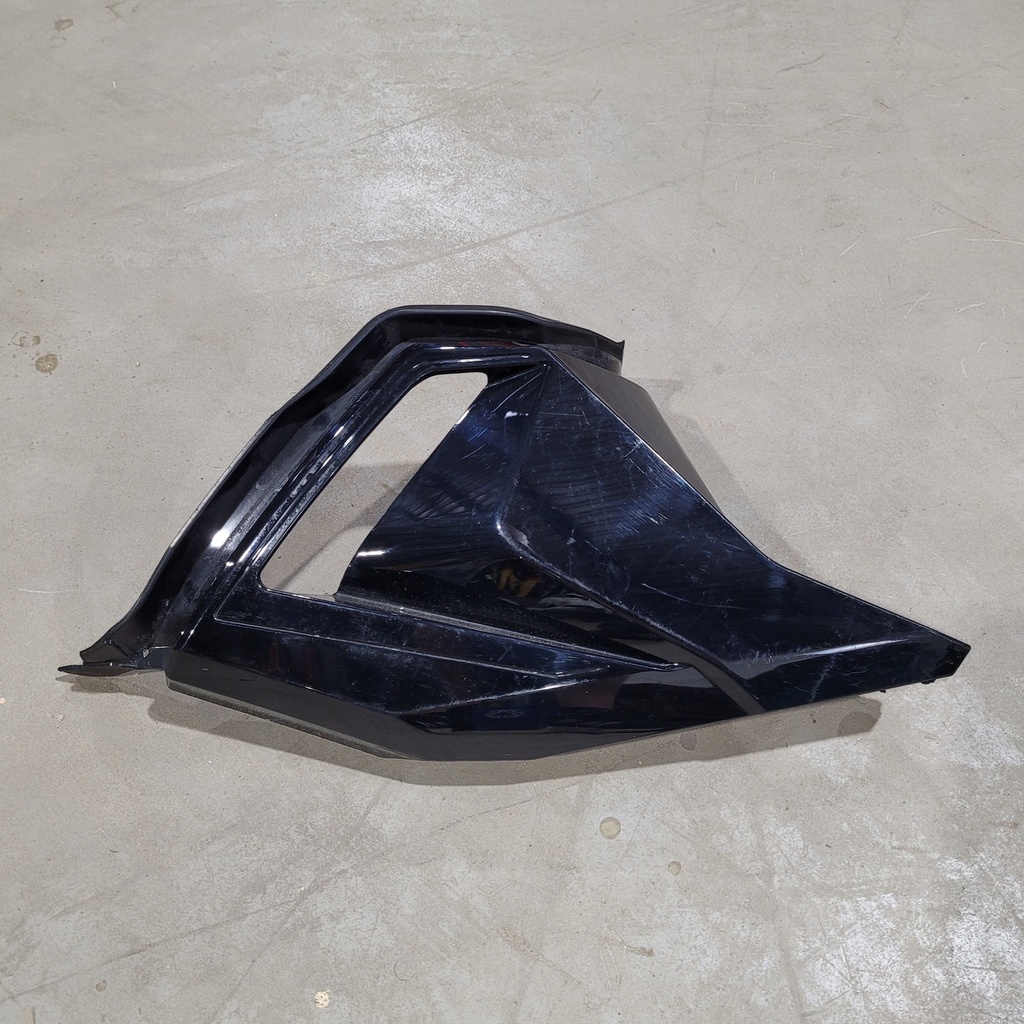Deep Black, LH Side Bottom Pan Panel Deep Black Foot Panel Closed With Large Hole Models