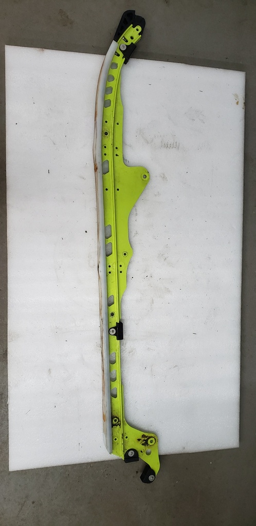 green machined rail 154