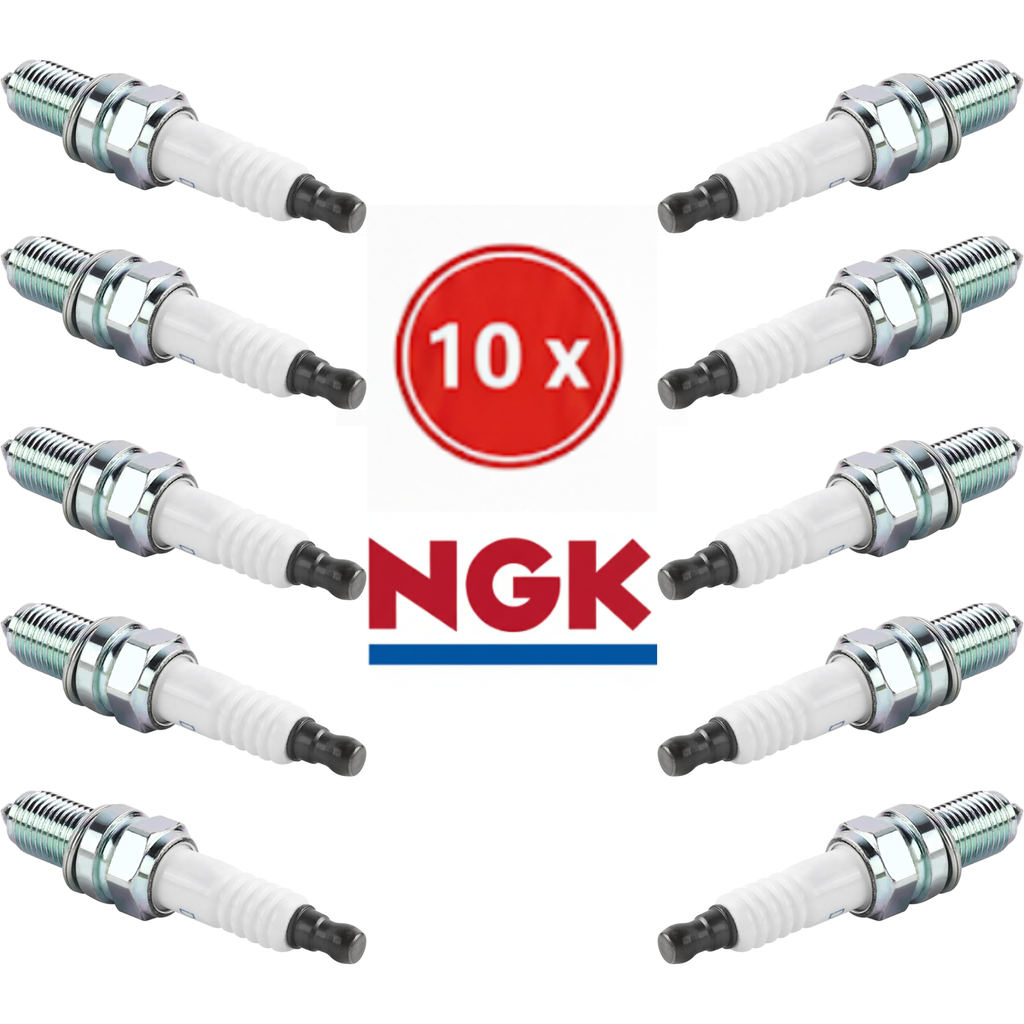 Lot de 10 Bougies NGK DCPR7E pour Harley-Davidson Twin Cam & Sportster (Remplace 6R12)