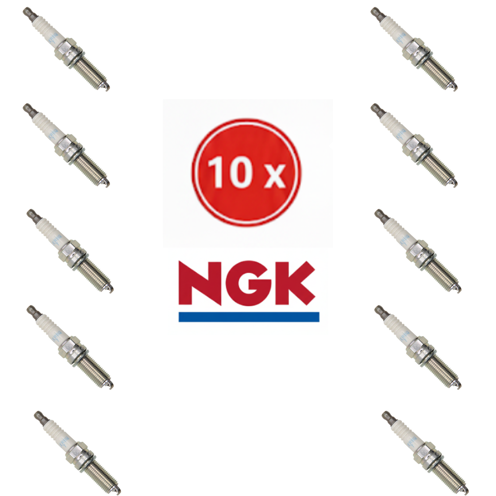 Lot de 10 Bougies NGK Laser Iridium ILKR8Q7 - Origine pour Moteur BRP 900 ACE Turbo (Ski-Doo/Sea-Doo)