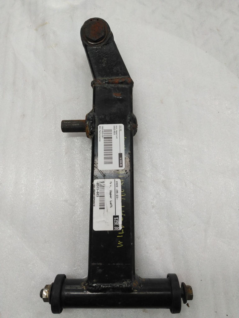 a-arm, upper left - black (inc. 9-13)