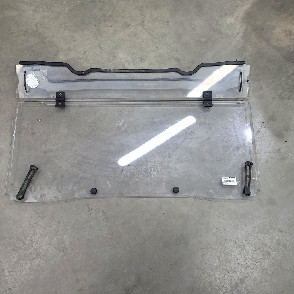 Flip-Down Windshield - Hard Coat Poly