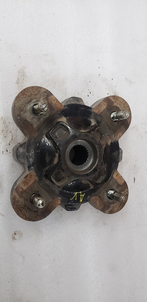 front hub, medium gloss black