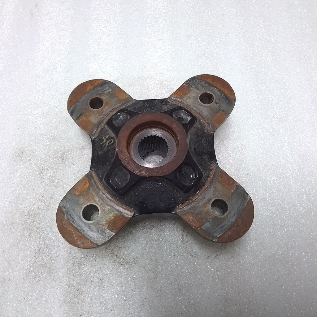 wheel hub, medium gloss black