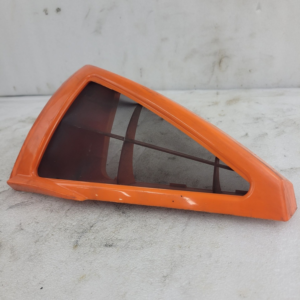 bezel, intake - left - orange