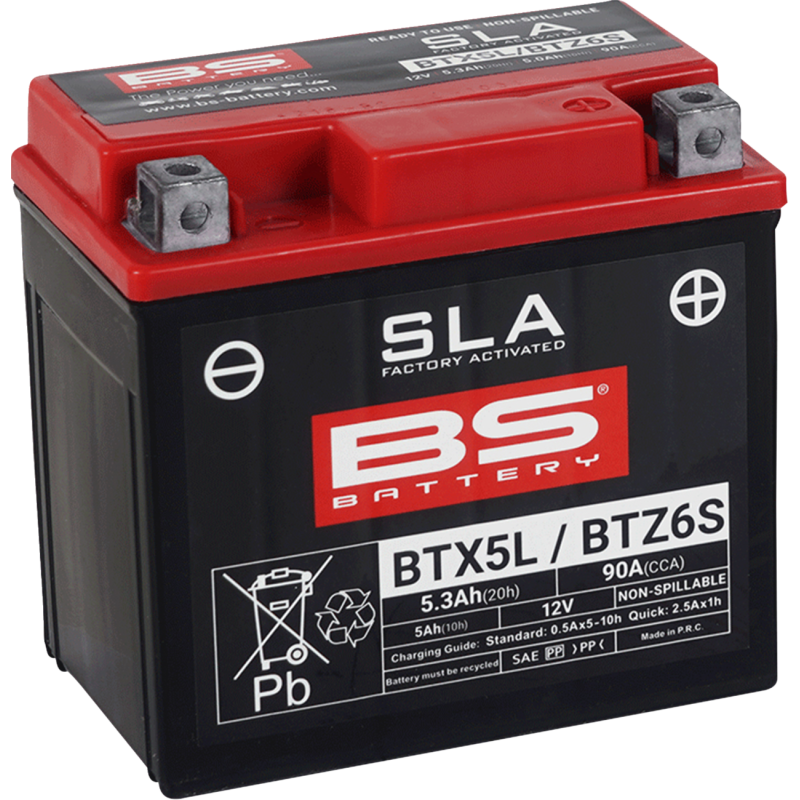 BATTERY BS BTX5L/BTZ6S SLA