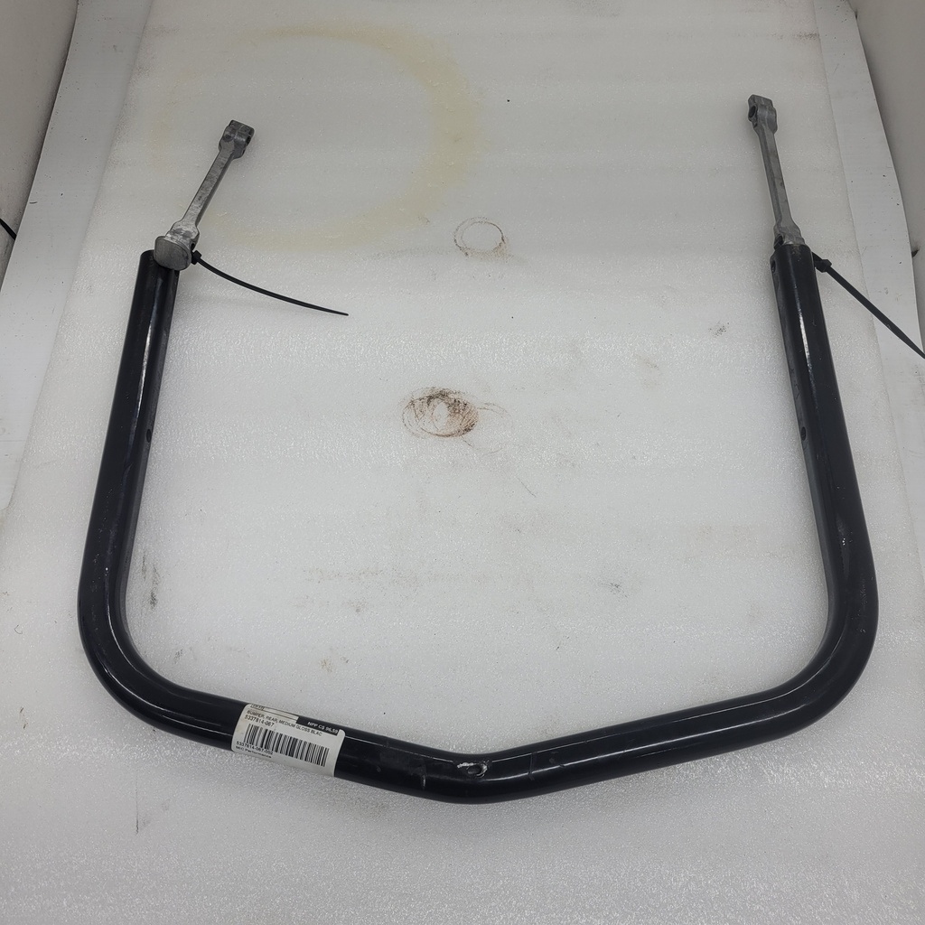 BUMPER, REAR, MEDIUM GLOSS BLAC