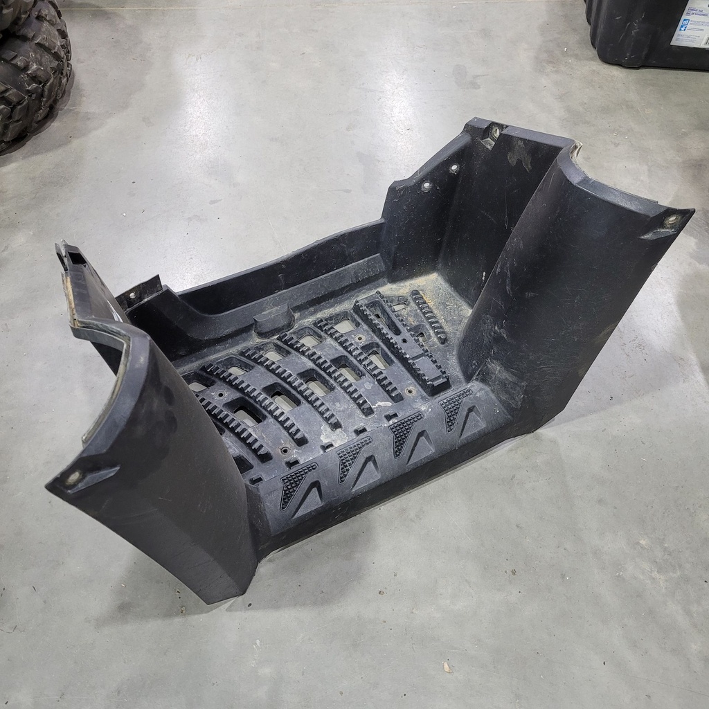 footwell, left, gloss black