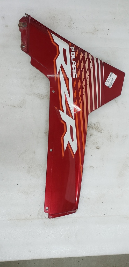 FENDER, REAR, LEFT, SUNSET RED