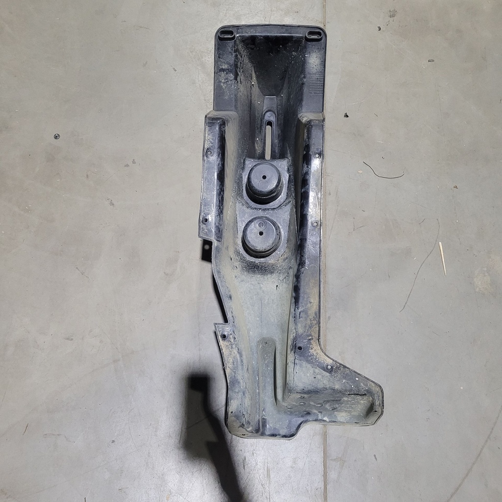 console cover, gloss black