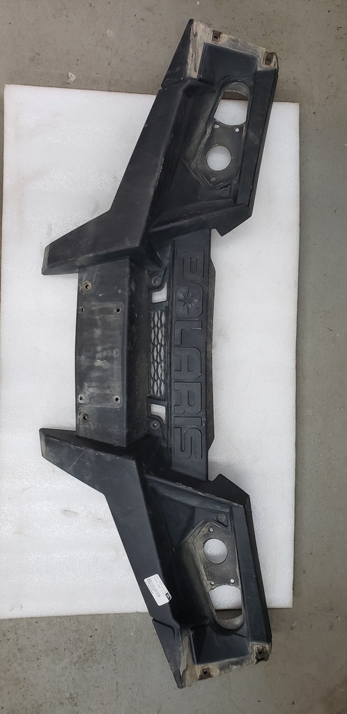 BUMPER BOX, REAR, GLOSS BLACK
