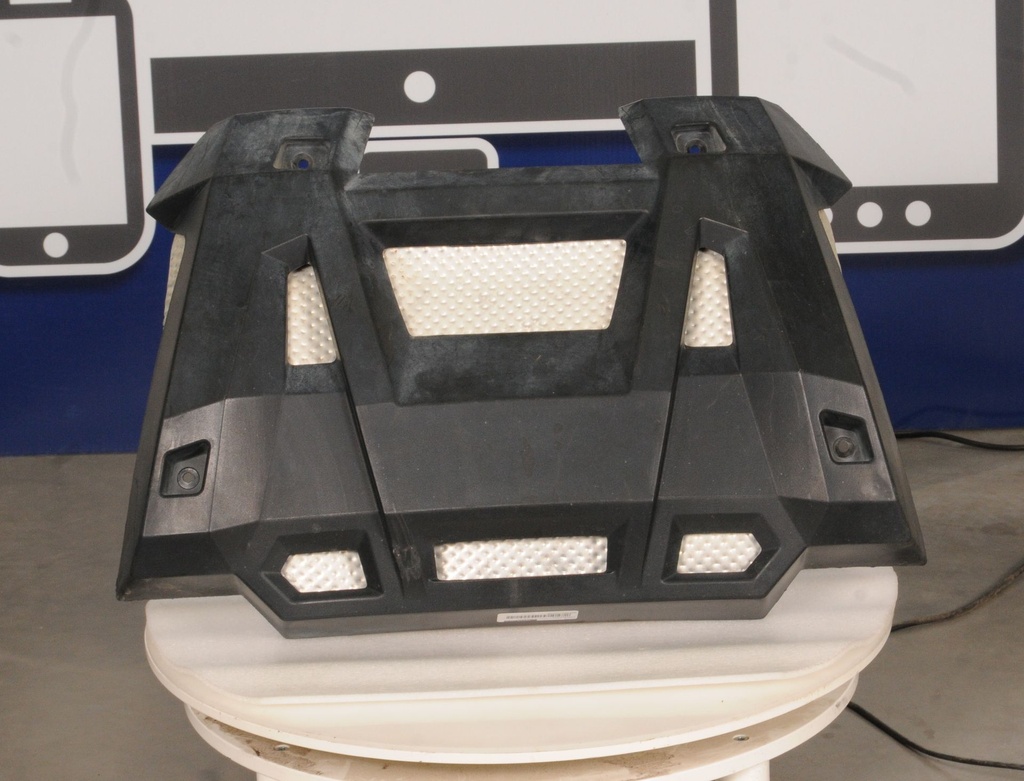 fascia, rear, lower, gloss blac