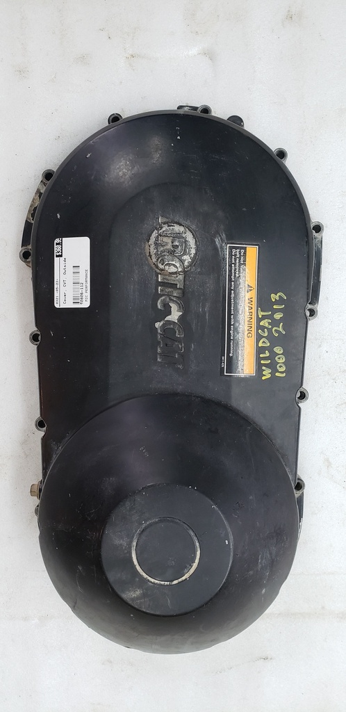 COVER,CVT,OUTSIDE,VTWIN-MACH