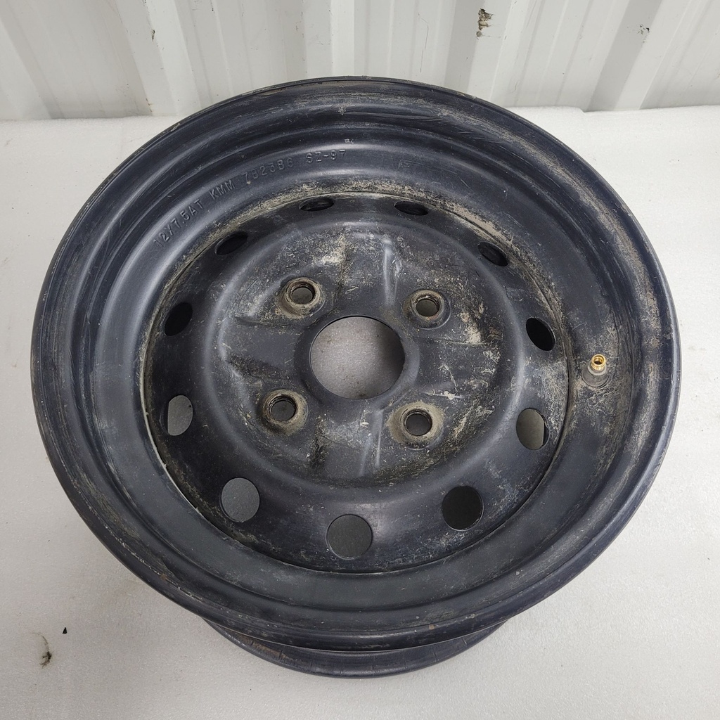 rim, rear wheel (12x7.5at) (black) semi gloss