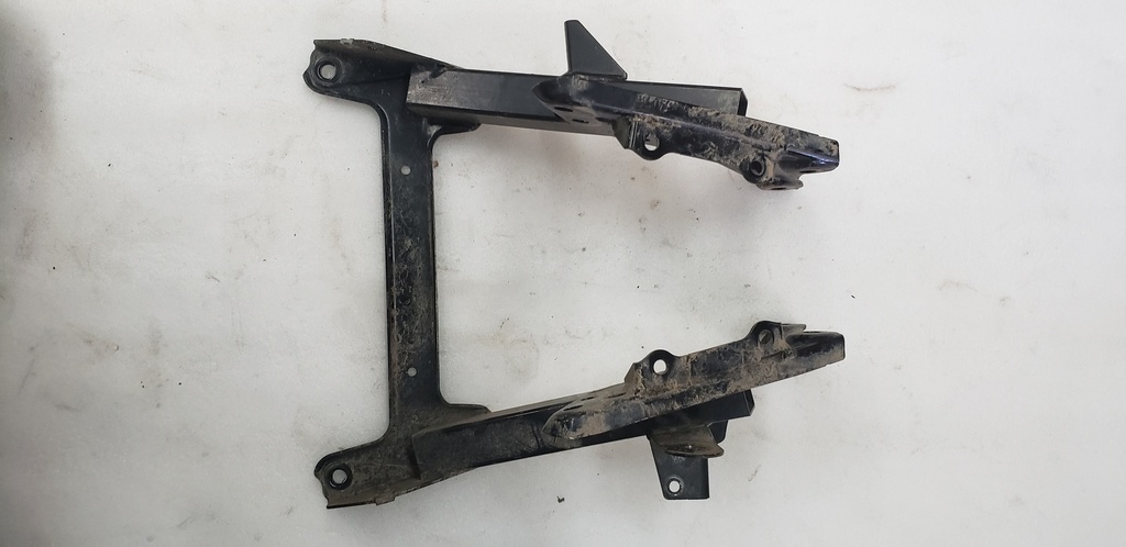 black, rear support
