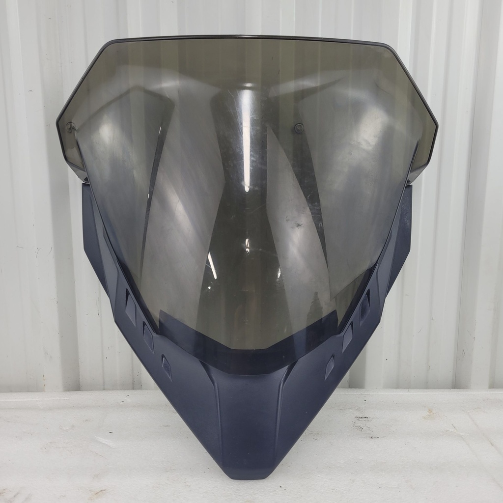 black, low windshield kit