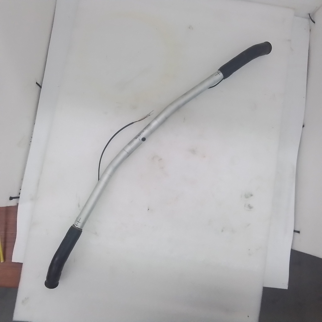 handle bar, non dyed clear anodizing