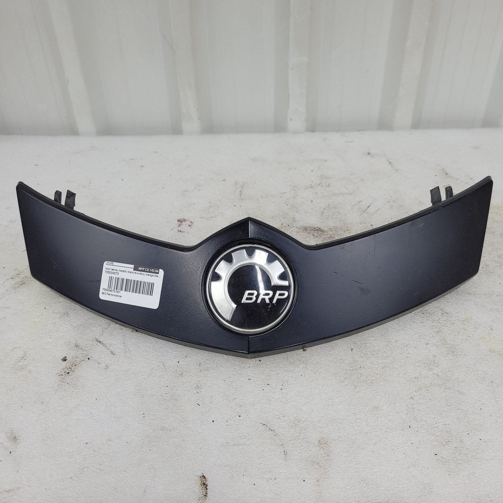front fascia, metallic black rs-s alloy orange-black model