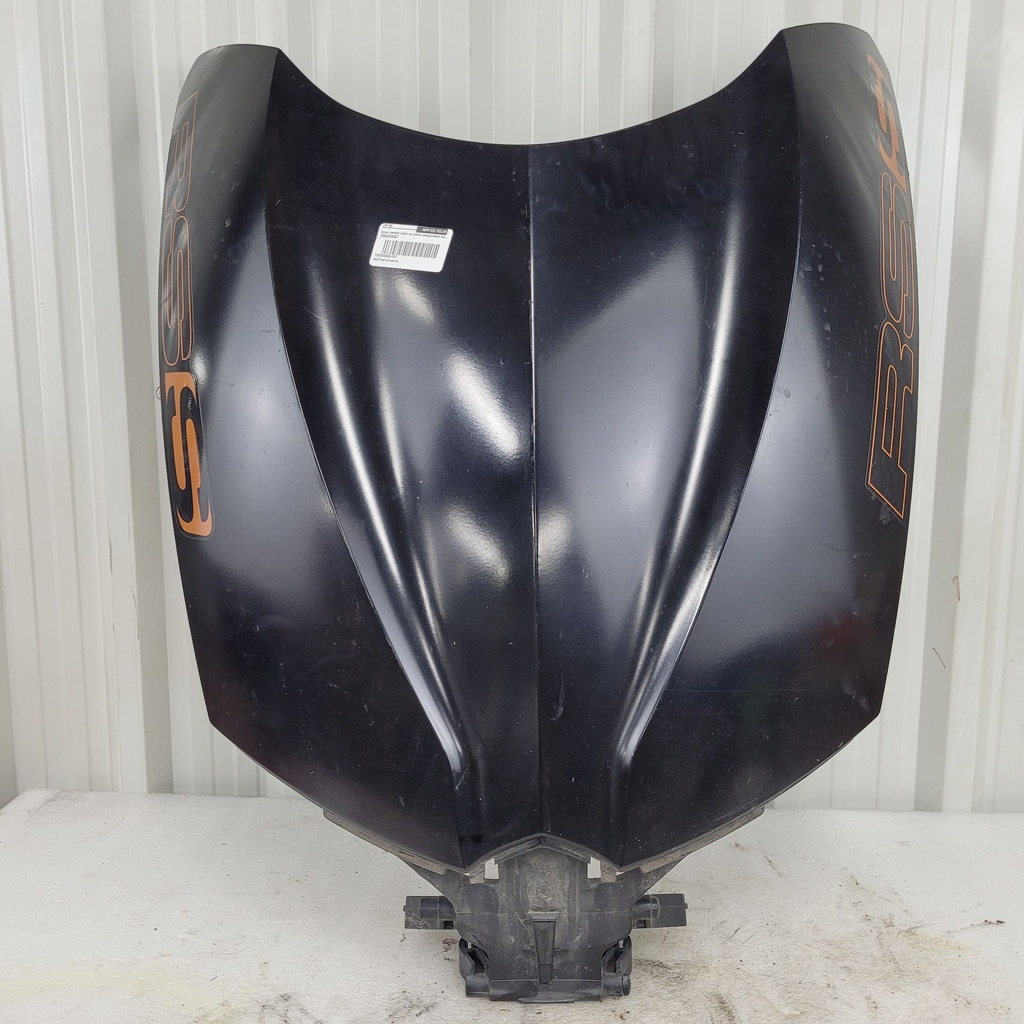 (new ref. 705008055) hood, metallic black rs-s alloy orange-black model
